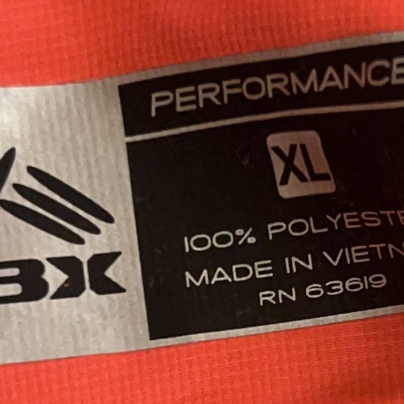 RBX Performance Men's Neon Orange Very Light Weight Hooded Jacket XL - Picture 2 of 3